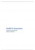 Audit & Assurance samenvatting grondslagen