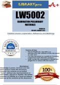 LW5002 Examination Preliminary Materials - DUE January 2025