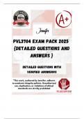 PVL3704 EXAM PACK 2025  {DETAILED QUESTIONS AND ANSWERS }