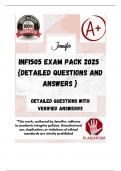 INF1505 EXAM PACK 2025  {DETAILED QUESTIONS AND ANSWERS }