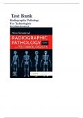 Complete Test Bank Radiographic Pathology for Technologists 8th Edition Kowalczyk || Correct Questions & Answers||All   Chapters ( 1-12) Included||Complete Guide A+