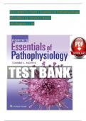 TEST BANK For Porth's Essentials of Pathophysiology, 5th Edition by Tommie L Norris, Verified Chapters 1 - 52, Complete Newest Version