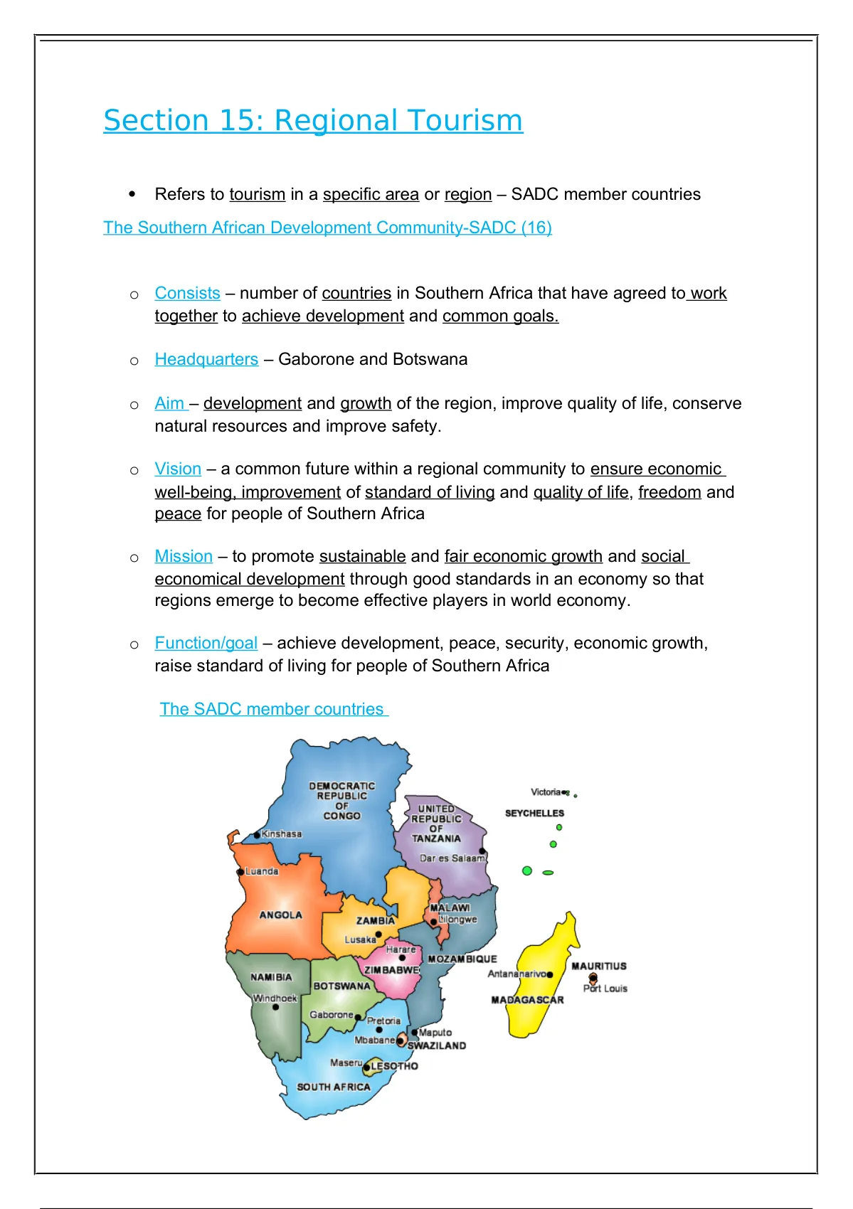 tourism grade 11 study guide