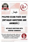 PVL3702 EXAM PACK 2025  {DETAILED QUESTIONS AND ANSWERS }