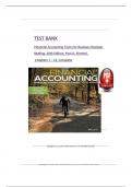 Financial Accounting Tools For Business Decision Making, 10th Edition TEST BANK by Paul D. Kimmel, Jerry J. Weygandt, Verified Chapters 1 - 13, Complete Solution Guide.