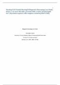 Nursing 5335 Family Nursing II|Diagnostic Reasoning Case Study; Henry, a 32-year-old male, presents with a report of facial pain for 5 days|latest update with complete solution:[EENT CASE]