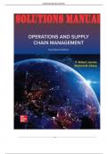  Solution Manual for Supply Chain Management Strategy, Planning and Operation 17th Edition / All Chapters 1 - 17 / Full Complete 2034/2025