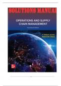 Test bank and  Solution Manual for Supply Chain Management Strategy, Planning and Operation 17th Edition / All Chapters 1 - 17 / Full Complete  and updated A+