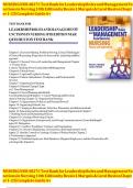 Test Bank for Leadership Roles and Management Functions in Nursing 10th Edition by Bessie L Marquis & Carol Huston Chapter 1-25