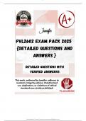 PVL2602 EXAM PACK 2025  {DETAILED QUESTIONS AND ANSWERS }