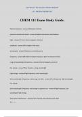 CHEM 111 Exam Study Guide