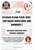 DVA2601 EXAM PACK 2025  {DETAILED QUESTIONS AND ANSWERS }