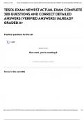 TESOL EXAM NEWEST ACTUAL EXAM COMPLETE 300 QUESTIONS AND CORRECT DETAILED ANSWERS (VERIFIED ANSWERS) |ALREADY GRADED A+