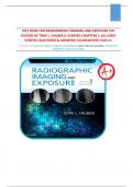 TEST BANK FOR RADIOGRAPHIC IMAGING AND EXPOSURE 5TH EDITION BY TERRI L. FAUBER|| VERIFIED CHAPTERS 1-10||100% VERIFIED QUESTIONS & ANSWERS||GUARANTEED PASS A+ PRINTED PDF| ORIGINAL DIRECTLY FROM THE PUBLISHER| 100% VERIFIED ANSWERS| DOWNLOAD IMMEDIETLY AF