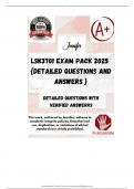 LSK3701 EXAM PACK 2025  {DETAILED QUESTIONS AND ANSWERS }