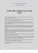 MARK 3000: Grantham Exam 3 Study Guide