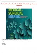 Test Bank for LeMone Burke Bauldoff Gubrud, Medical-Surgical Nursing  6th Edition