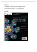 Test Bank - Fundamentals of Biochemistry Life at the Molecular Level 6th Edition ( Donald Voet, 2024) All Chapters