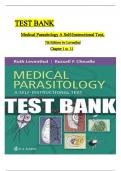 TEST BANK for Medical Parasitology: A Self-Instructional Text, 7th Edition by Leventhal; Cheadle, All 11 Chapters Covered, Verified Latest Edition ISBN:9780803675797