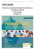 Test Bank for primary care art and science of advanced practice nursing 5th edition by Lynne M. Dunphy ISBN: 9780803667181|COMPLETE TEST BANK| Guide A+