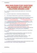 WGU D426 EXAM STUDY QUESTIONS AND ANSWERS WITH COMPLETE SOLUTIONS GRADED A 2025