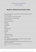 Hondros 160 final Exam Study Guide.