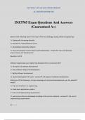 INF3705 Exam Questions And Answers (Guaranteed A+)