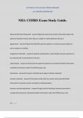 NHA CEHRS Exam Study Guide.