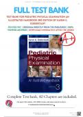 Test Bank For Pediatric Physical Examination An Illustrated Handbook 3rd Edition by Karen G. Duderstadt 9780323476508 Chapter 1-20 Complete Guide