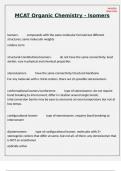 MCAT Organic Chemistry - Isomers Actual Solutions!!