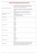 CMN 571 Exam Questions and Answers 2025.