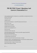 PH 381 WKU Exam 1 Questions And Answers (Guaranteed A+)