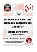 ECS3706 EXAM PACK 2025  {DETAILED QUESTIONS AND ANSWERS }