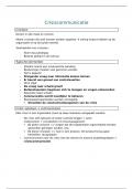 Samenvatting -  Communicatiemanagement crisismanagement (MBO50a)