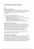 Samenvatting -  Economie H1 3 vwo