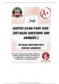 AUI3702 EXAM PACK 2025  {DETAILED QUESTIONS AND ANSWERS }