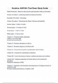 Hondros- NUR163- Final Exam Study Guide