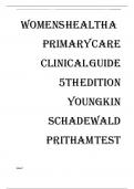 WOMENS HEALTH A PRIMARY CARE CLINICAL GUIDE 5TH EDITION YOUNGKIN  SCHADEWALD