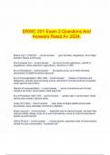  ENWC 201 Exam 2 Questions And Answers Rated A+ 2024.