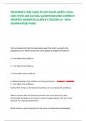 MATERNITY HESI CASE STUDY EXAM LATEST 2024-2025 WITH 259 ACTUAL QUESTIONS AND CORRECT VERIFIED ANSWERS ALREADY GRADED A+ 100% GUARANTEED PASS!      