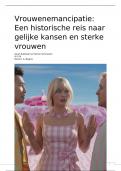 Werkstuk feminisme geschiedenis