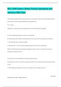 BUL 3310 Exam 4- Bailey Practice Questions and Answers 100% Pass