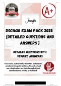 DSC1630 EXAM PACK 2025  {DETAILED QUESTIONS AND ANSWERS }