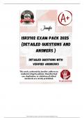 ISR3702 EXAM PACK 2025  {DETAILED QUESTIONS AND ANSWERS }