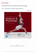 Test Bank for Fundamentals of Anatomy and Physiology, 12th edition by Frederic H. Martini