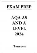 ACTUAL AQA 2024 AQA A Level MATHS A May-June 2024 Question Paper 2  WITH MARK SCHEME COMBINED