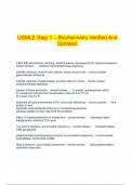 USMLE Step 1 – Biochemistry Verified And Updated.