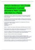 Umich Anthrcul 101 Exam 2 Questions Correct Answers New Update (Verified A+ Pass)