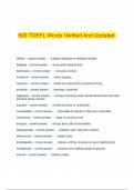  500 TOEFL Words Verified And Updated.