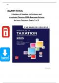 Solution Manual For Principles of Taxation for Business and Investment Planning 2025: Evergreen Release by Jones, All Chapters 1 to 18 Covered, Verified Latest Edition